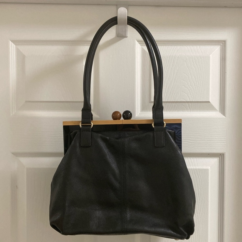 Kate Spade Bixby Kiss-Lock Leather Purse